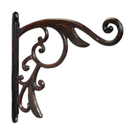 CLAUSTRO 12 in. Bronze Iron Renaissance Plant Hanger CL2189355